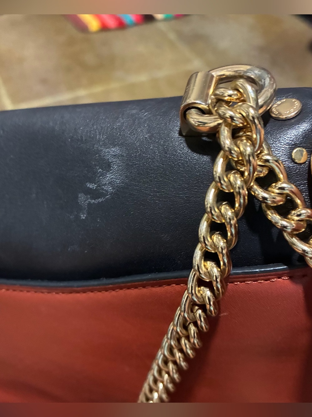 Coach • KLARE Crossbody Bag In Signature Canvas w Rivets Leather Purse 90400 - Picture 12 of 13